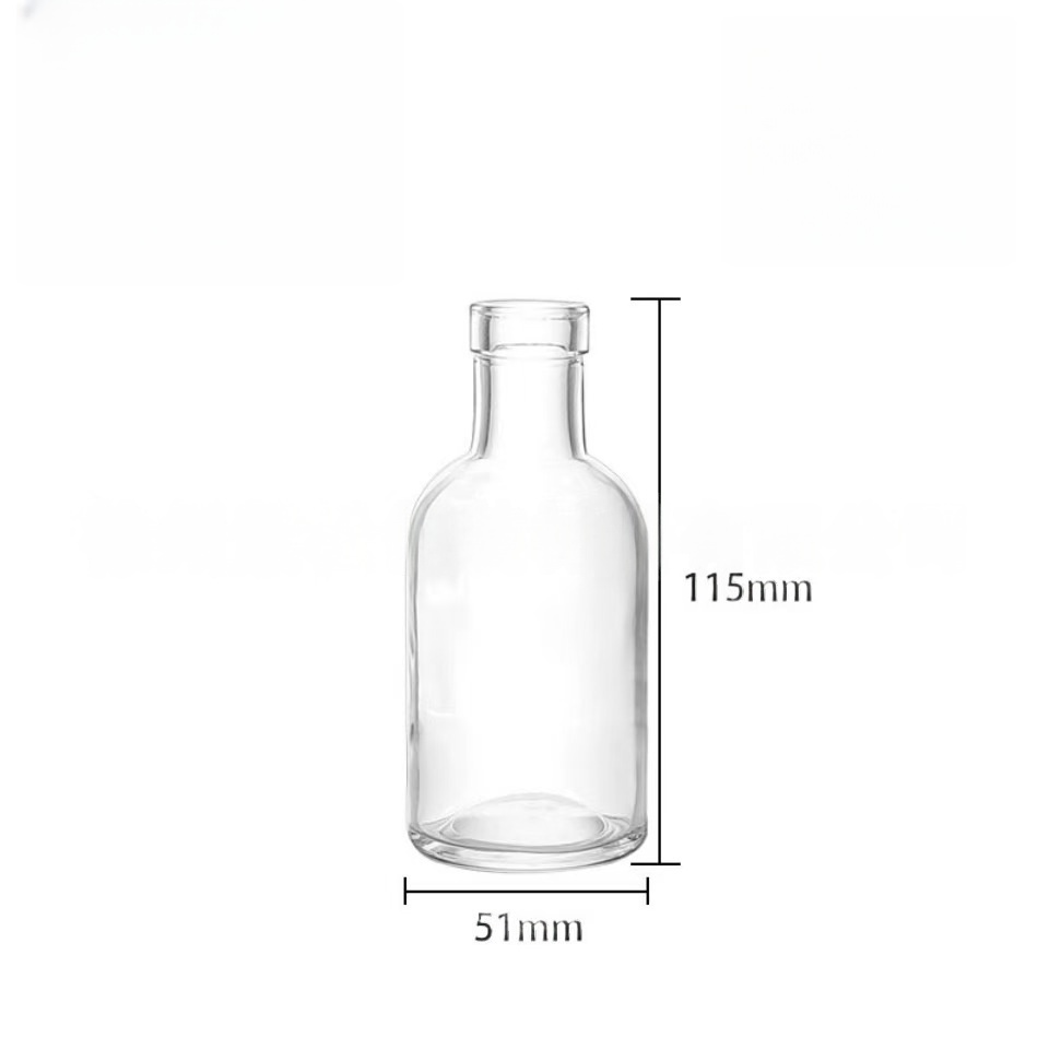 100ml Clear Spirit Bottle
