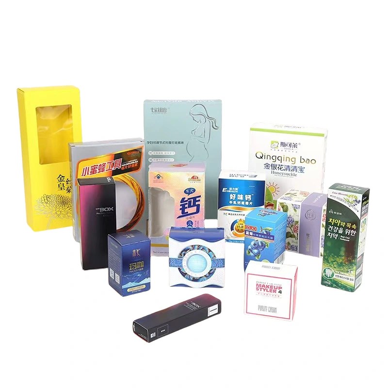 White Cardboard Packaging Box with Cutsom Logo